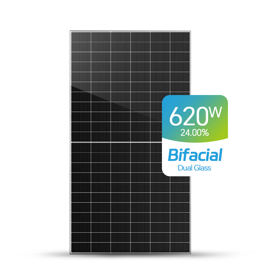 605W-625W Bifacial Solar Panel 210-182mm Mono PV Module