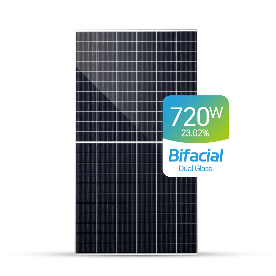 700W-720W Bifacial Solar Panel 210-210mm Mono PV Module