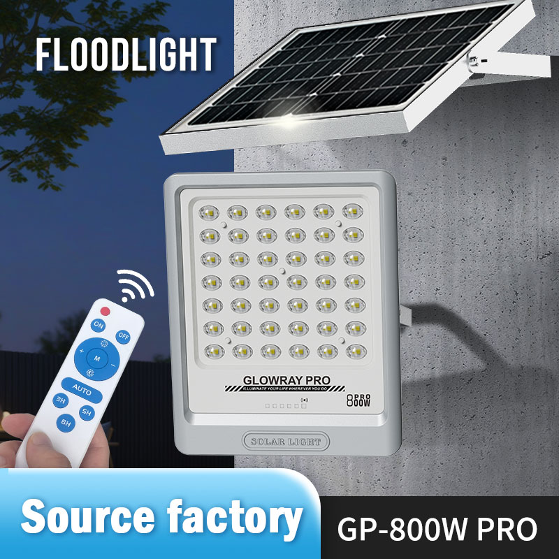 200W 400W 600W 800W FGET Pro Series Solar Flood light with Diffusing LED Beads