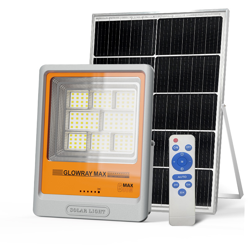 600W FGET Outdoor Solar Flood Lamp Ideal for Yard and Exterior Areas