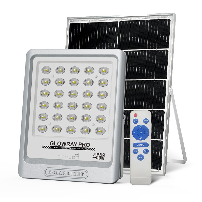 200W 400W 600W 800W FGET Pro Series Solar Flood light with Diffusing LED Beads