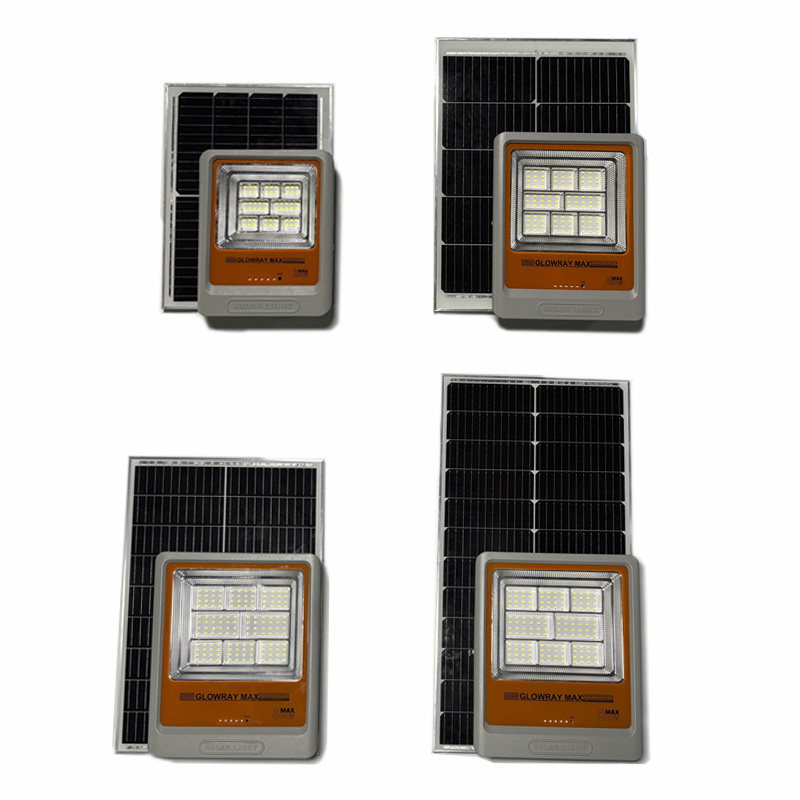 200W 400W 600W 800W FGET Solar Flood Lighting Fixture for Outdoor and Yard Applications