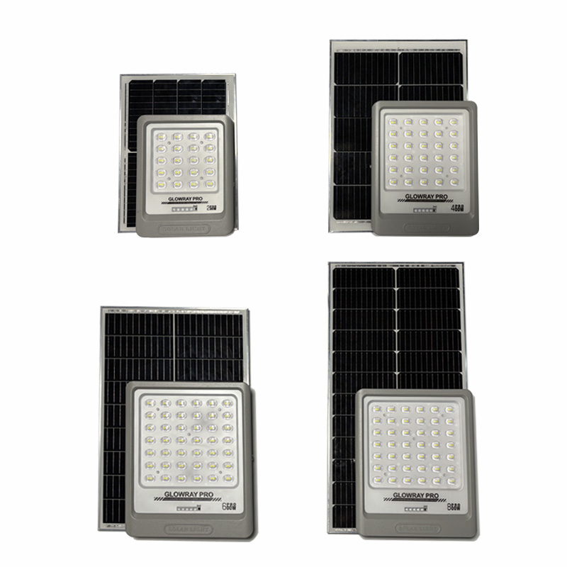 200W 400W 600W 800W FGET Pro Series Solar Flood light with Diffusing LED Beads