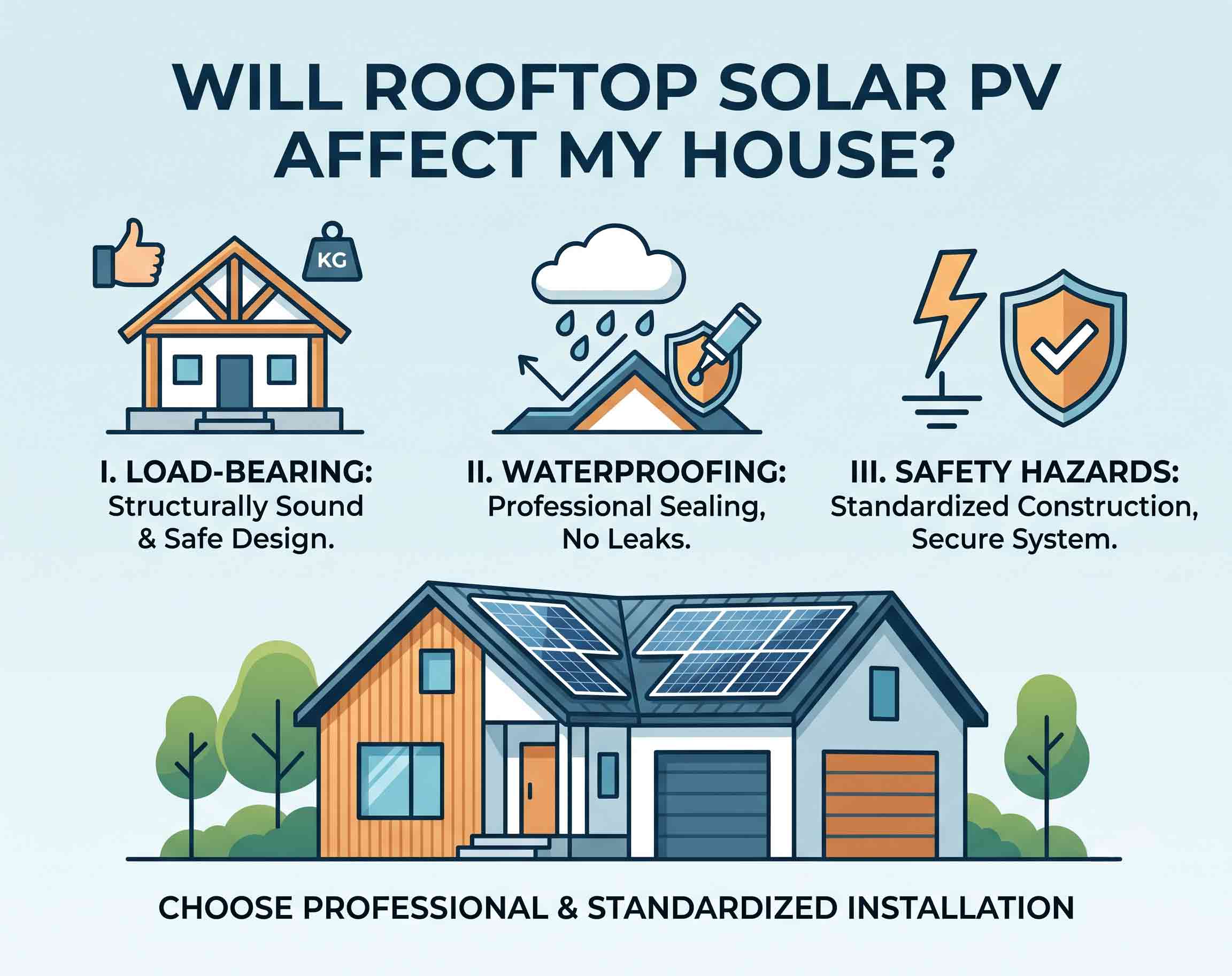 Will Rooftop Solar PV Affect My House?
