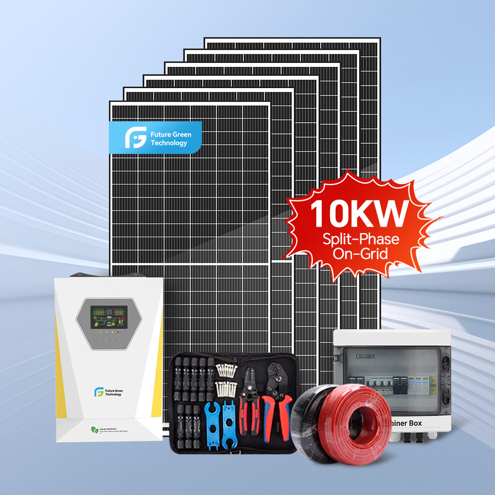 Complete 10kW Off‑Grid Solar Kit with LiFePO4 Battery & Single‑Phase Inverter