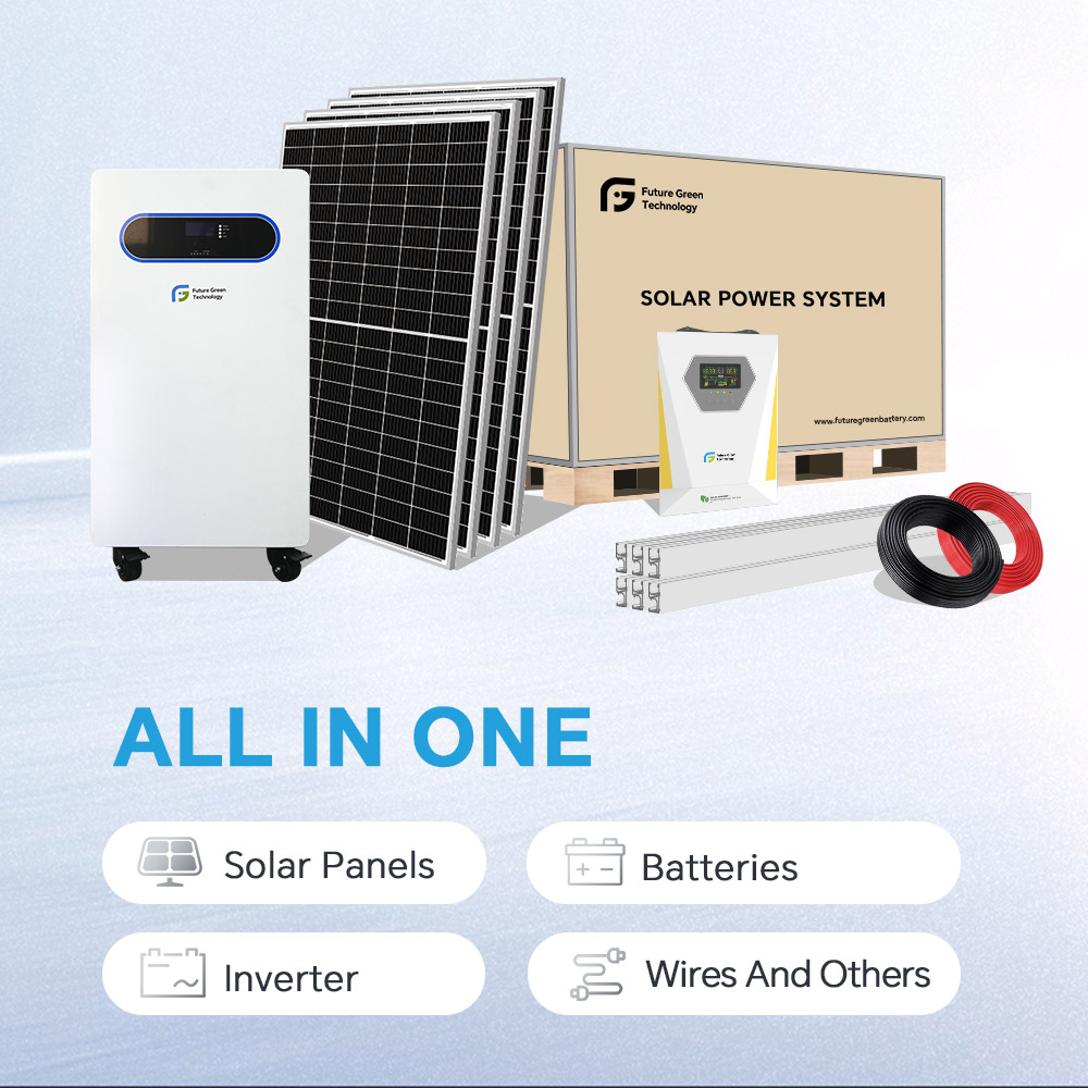 Complete 10kW Off‑Grid Solar Kit with LiFePO4 Battery & Single‑Phase Inverter
