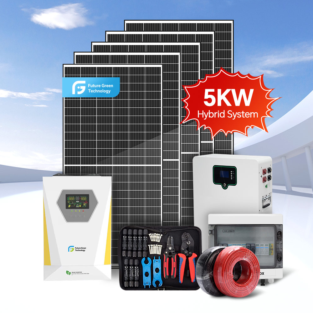 6kW Home Off-Grid Solar PV Battery Storage Complete System