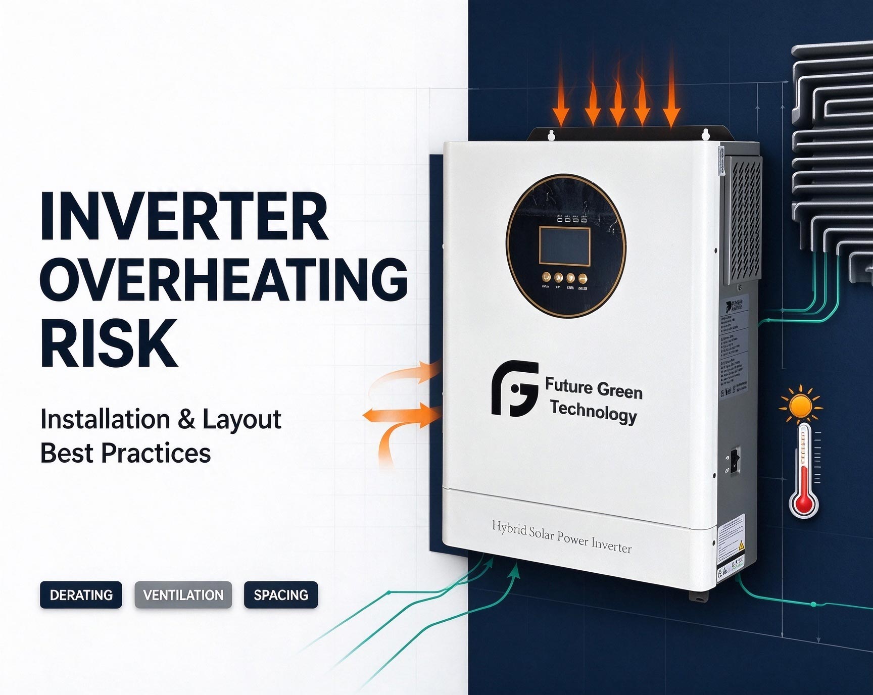 Inverter Overheating and Power Derating Risk